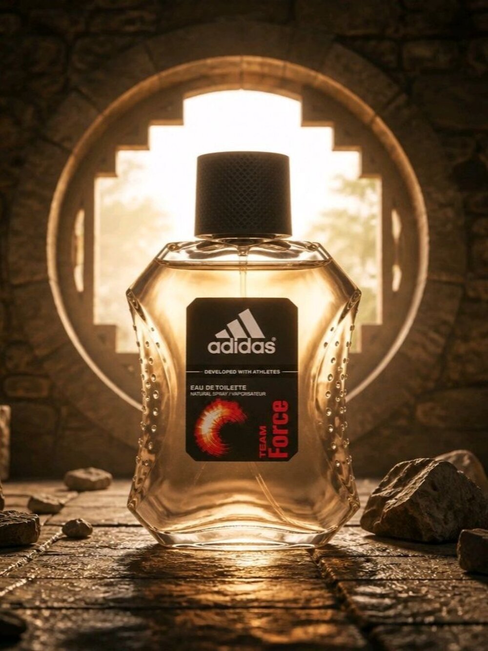 Adidas ✦ Team Force Eau De Toilette ✦ 100ml Long‑Lasting Masculine Sport Scent